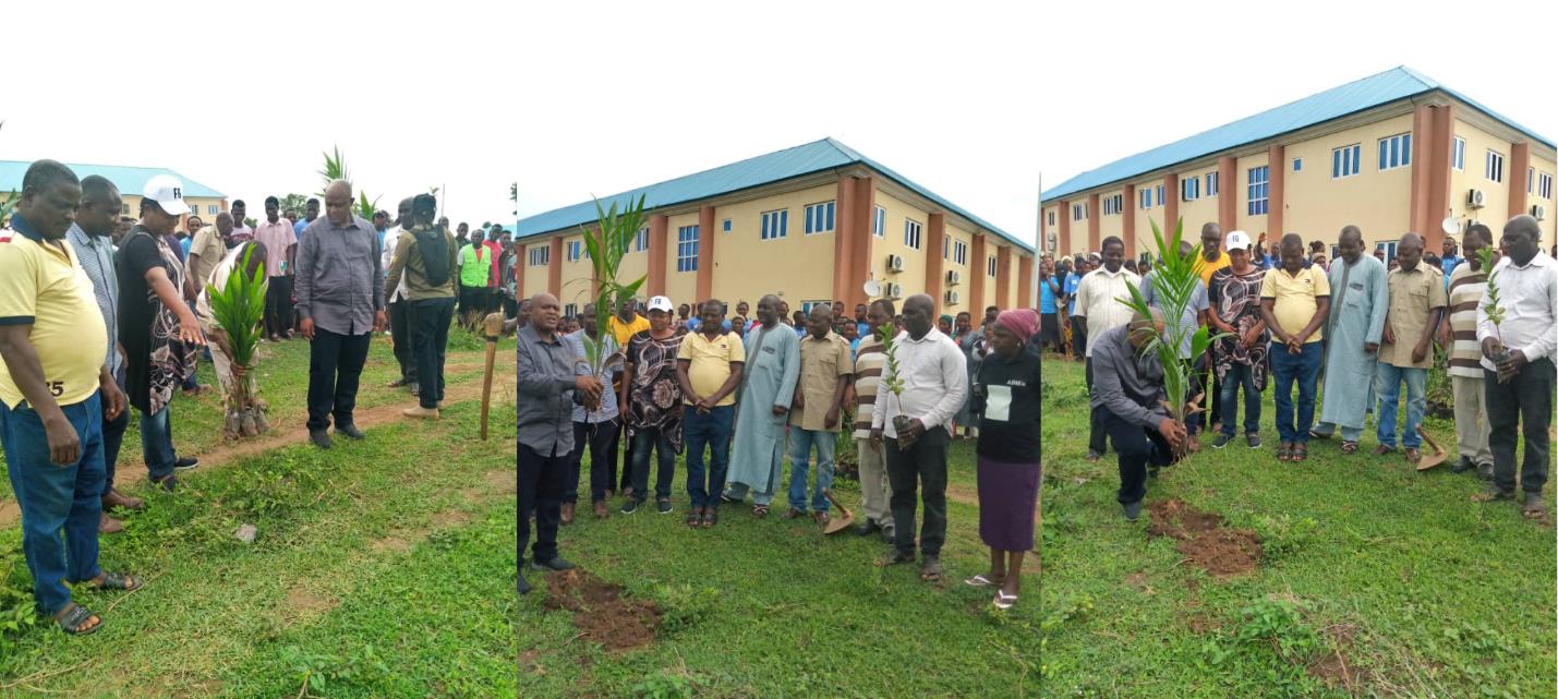 The Provost Rev. J. W. Thani planting a tree on the 5th of June, 2021 to celebrate world environment day. The United Nation’s Principal Vehicle for encouraging awareness and action for the protection of the environment.